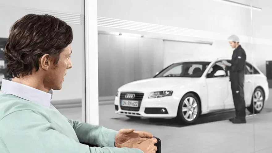 Installez-vous confortablement et laissez-nous effectuer l'entretien de votre Audi