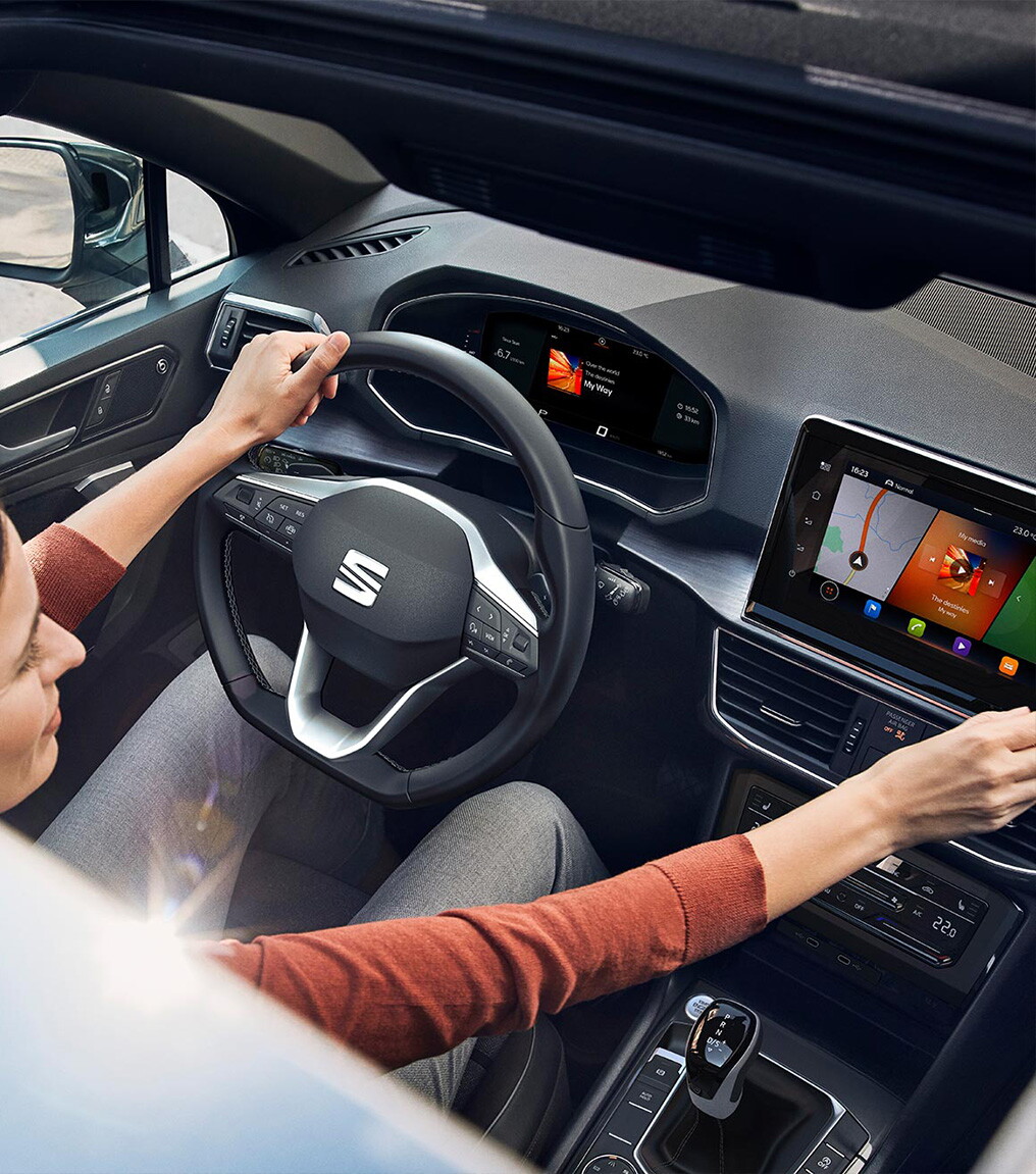 SEAT Tarraco digital cockpit vue intérieure